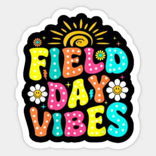 Field Day Vibes Teacher Kids Boys Girls Field Day 2024 T-Shirt Sticker